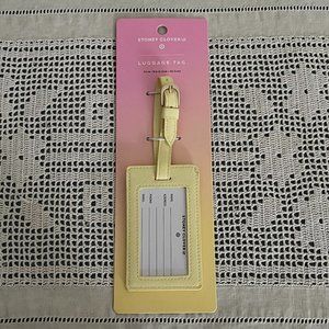 NEW with tags Stoney Clover Lane x Target luggage tag yellow rainbow rare